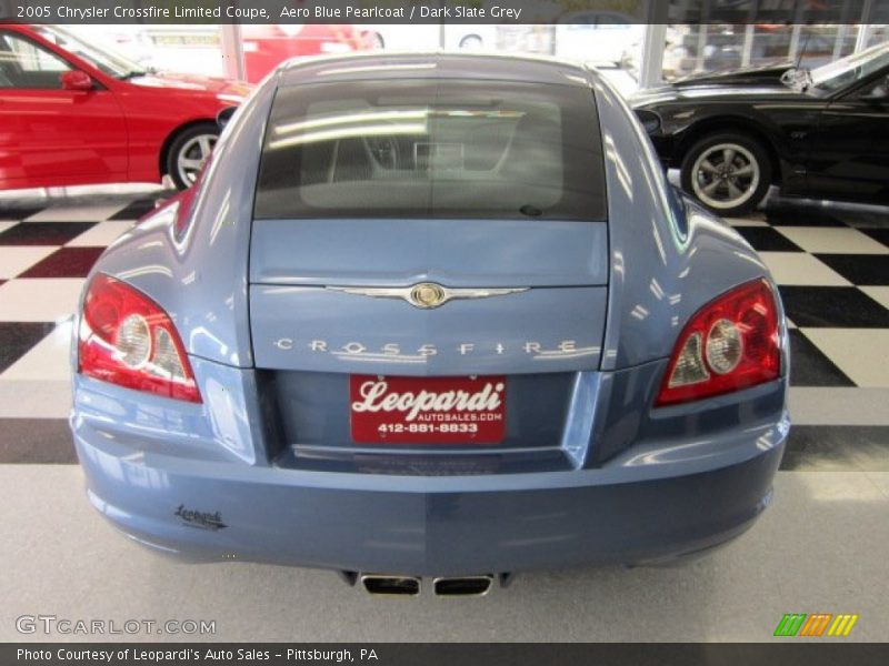Aero Blue Pearlcoat / Dark Slate Grey 2005 Chrysler Crossfire Limited Coupe