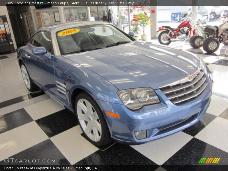 Aero Blue Pearlcoat / Dark Slate Grey 2005 Chrysler Crossfire Limited Coupe