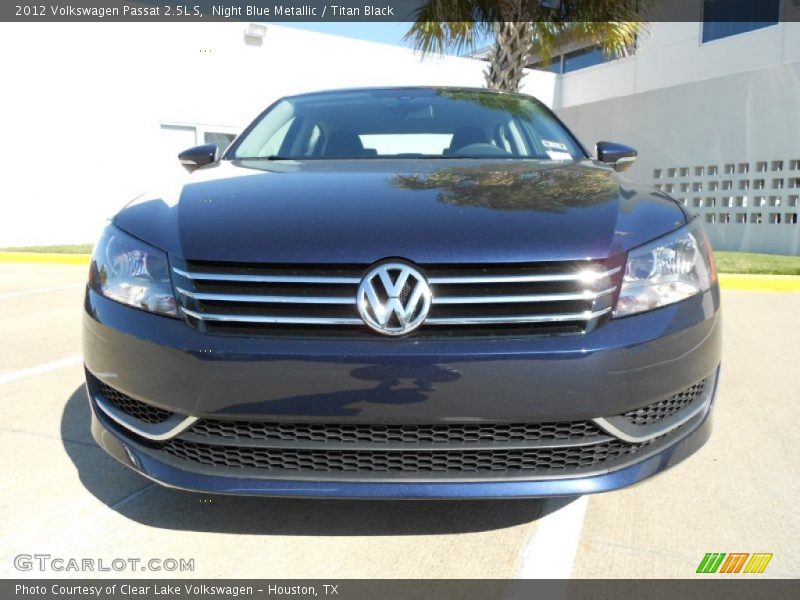 Night Blue Metallic / Titan Black 2012 Volkswagen Passat 2.5L S