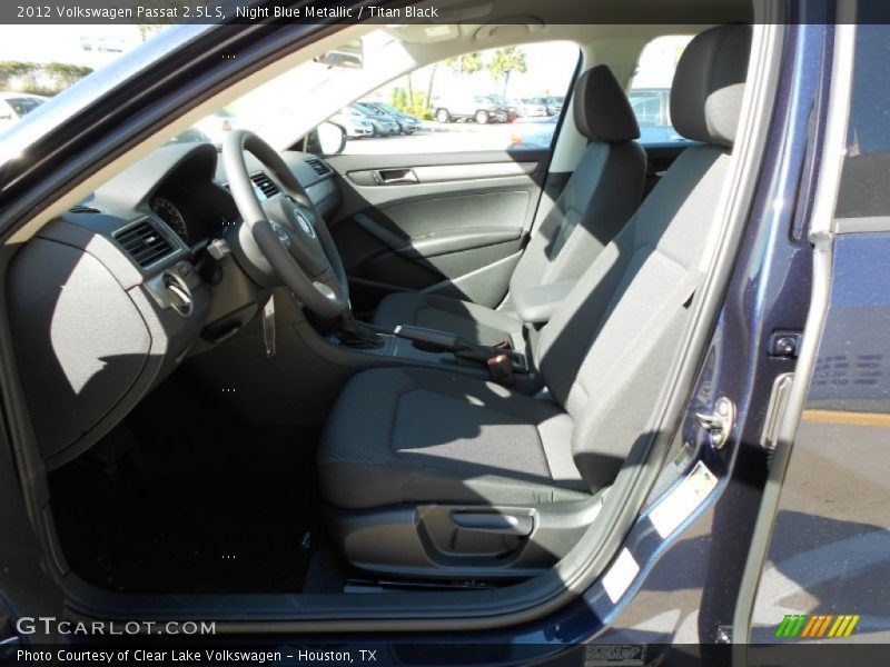 Night Blue Metallic / Titan Black 2012 Volkswagen Passat 2.5L S