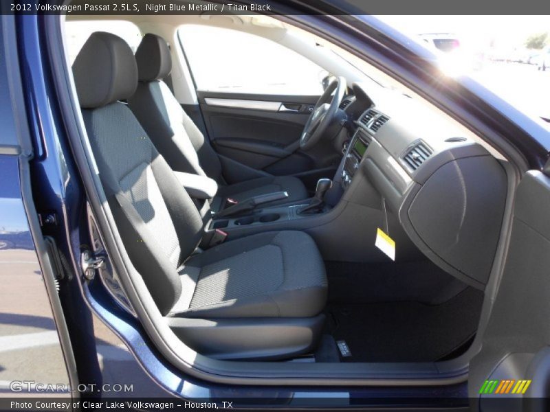 Night Blue Metallic / Titan Black 2012 Volkswagen Passat 2.5L S