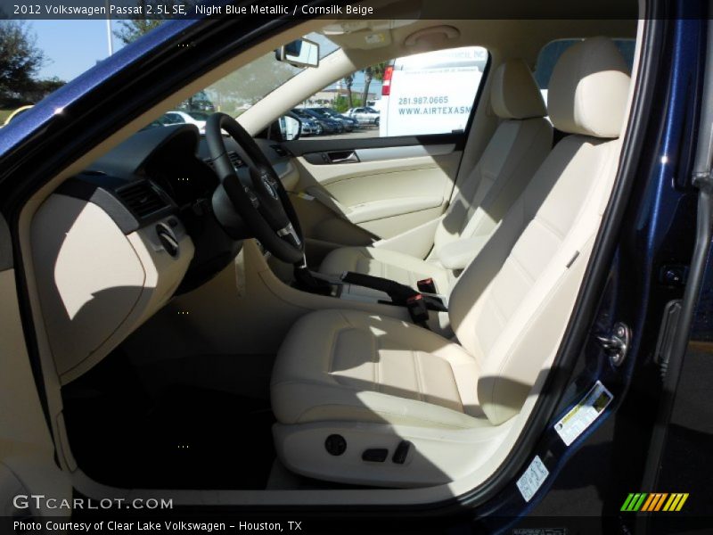 Night Blue Metallic / Cornsilk Beige 2012 Volkswagen Passat 2.5L SE