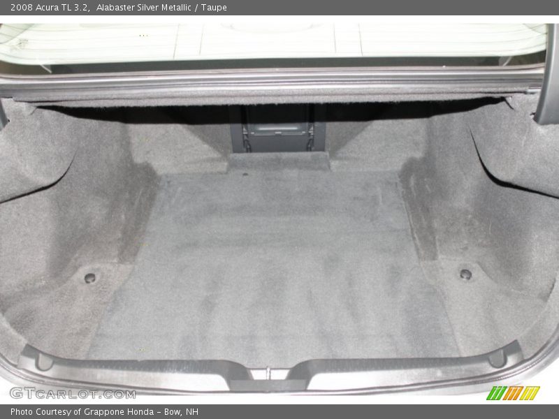 Alabaster Silver Metallic / Taupe 2008 Acura TL 3.2