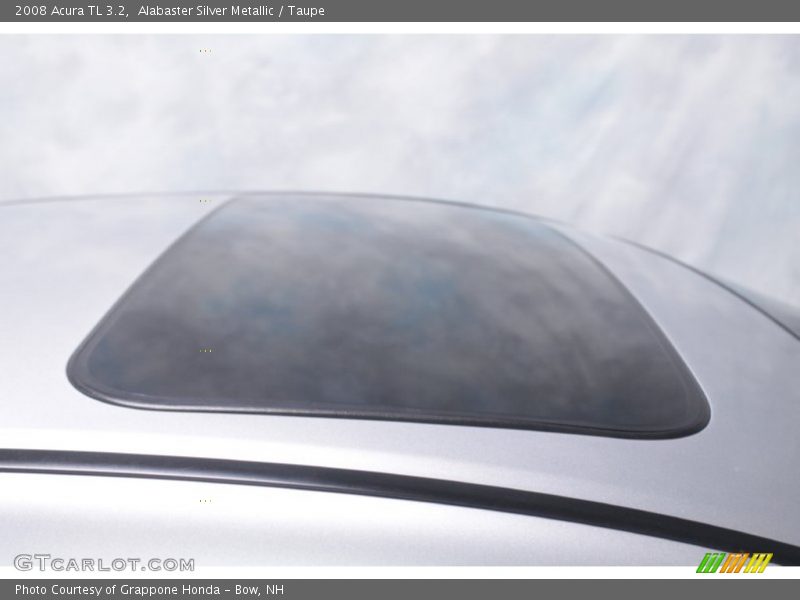 Alabaster Silver Metallic / Taupe 2008 Acura TL 3.2