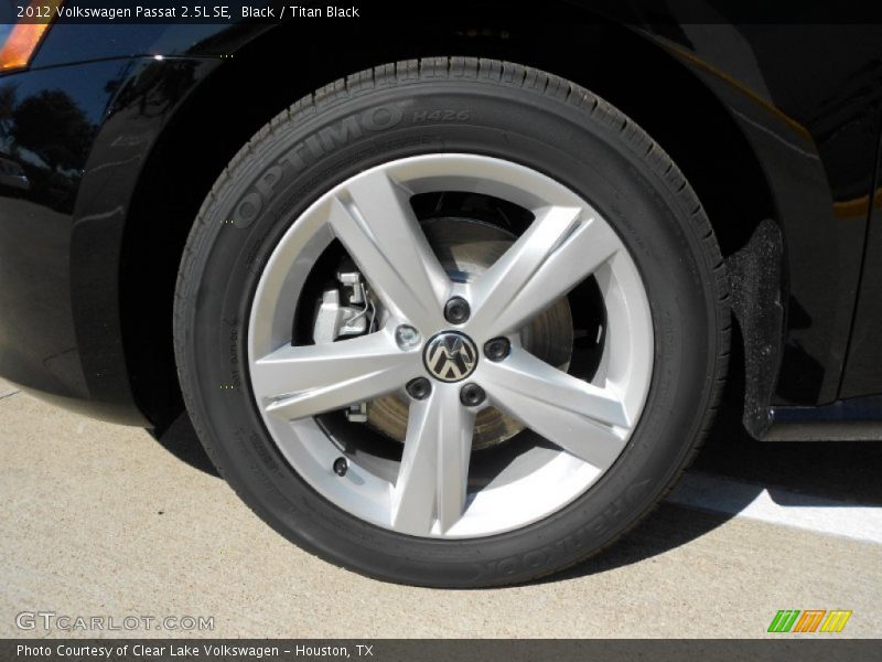 Black / Titan Black 2012 Volkswagen Passat 2.5L SE