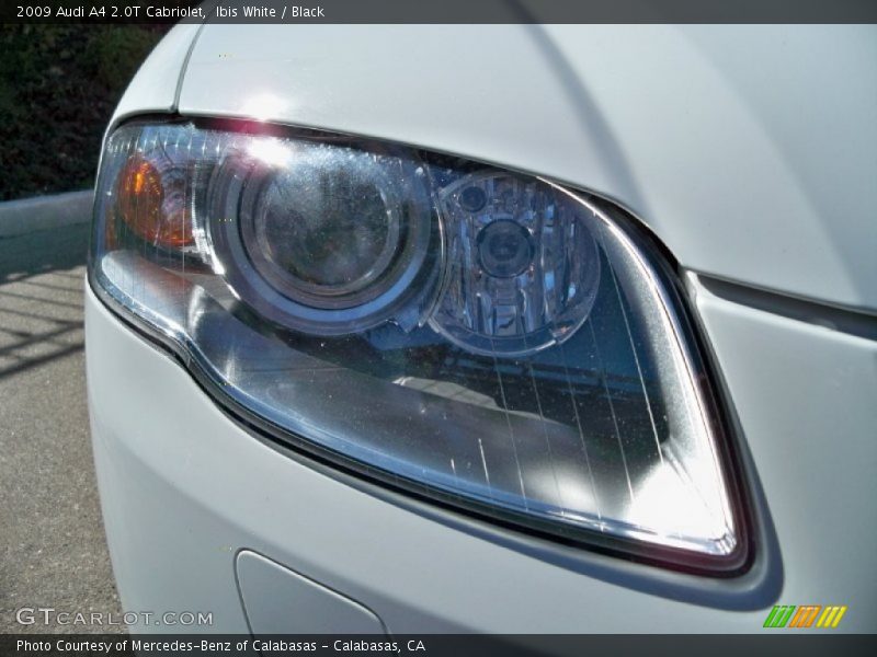 Ibis White / Black 2009 Audi A4 2.0T Cabriolet