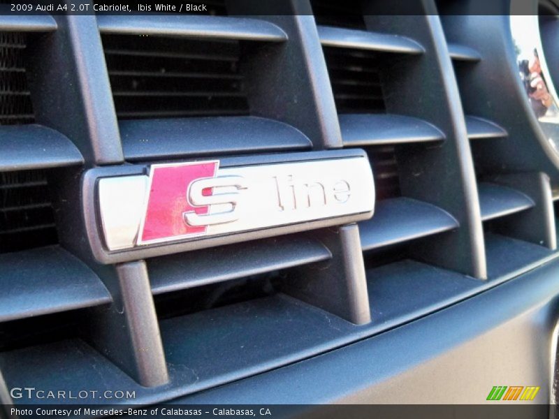Ibis White / Black 2009 Audi A4 2.0T Cabriolet