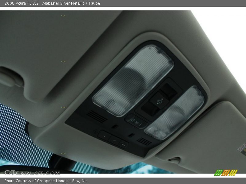 Alabaster Silver Metallic / Taupe 2008 Acura TL 3.2