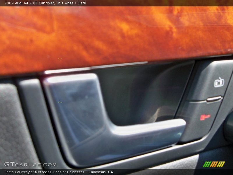 Ibis White / Black 2009 Audi A4 2.0T Cabriolet