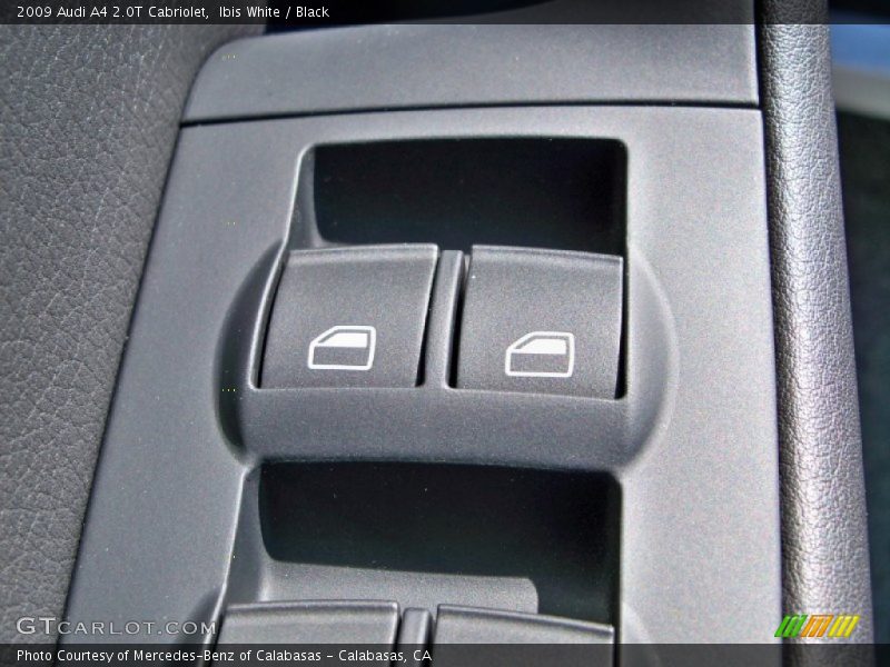 Ibis White / Black 2009 Audi A4 2.0T Cabriolet