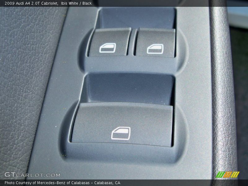 Ibis White / Black 2009 Audi A4 2.0T Cabriolet