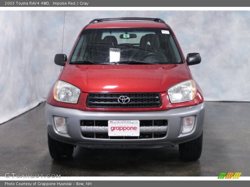 Impulse Red / Gray 2003 Toyota RAV4 4WD