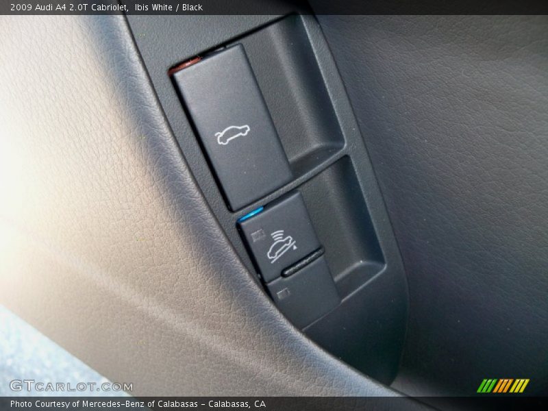 Ibis White / Black 2009 Audi A4 2.0T Cabriolet