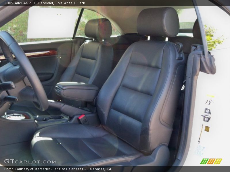  2009 A4 2.0T Cabriolet Black Interior