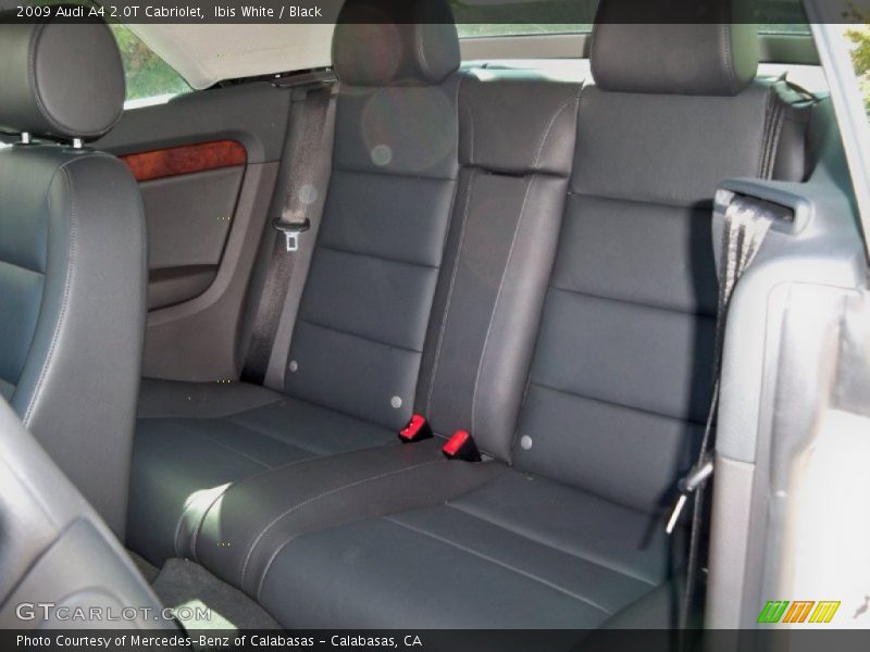  2009 A4 2.0T Cabriolet Black Interior