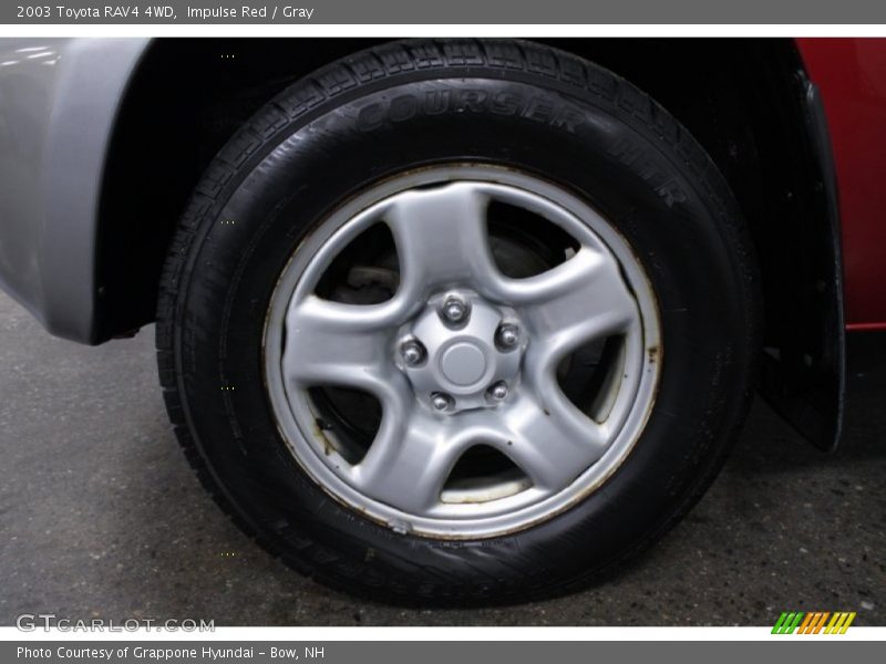 Impulse Red / Gray 2003 Toyota RAV4 4WD