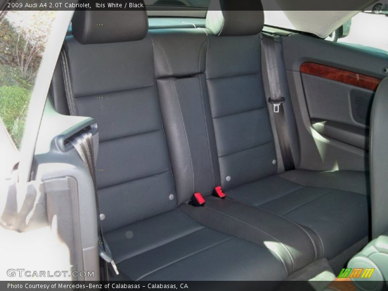  2009 A4 2.0T Cabriolet Black Interior
