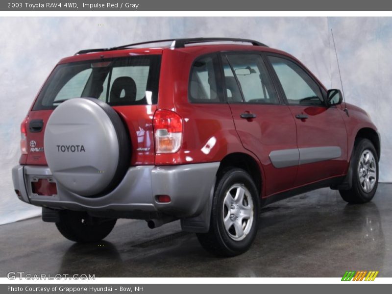 Impulse Red / Gray 2003 Toyota RAV4 4WD