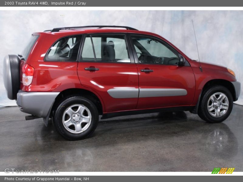 Impulse Red / Gray 2003 Toyota RAV4 4WD