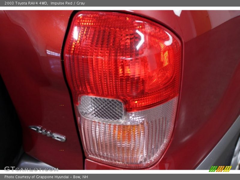 Impulse Red / Gray 2003 Toyota RAV4 4WD