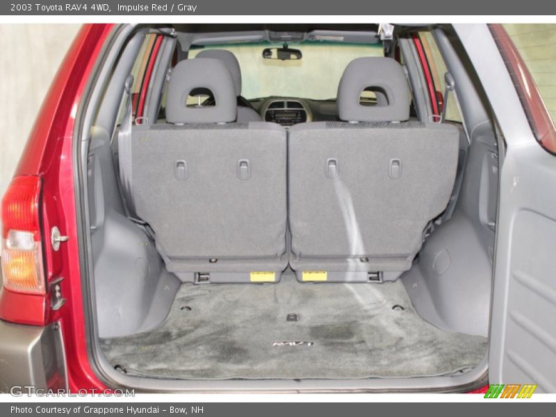 Impulse Red / Gray 2003 Toyota RAV4 4WD
