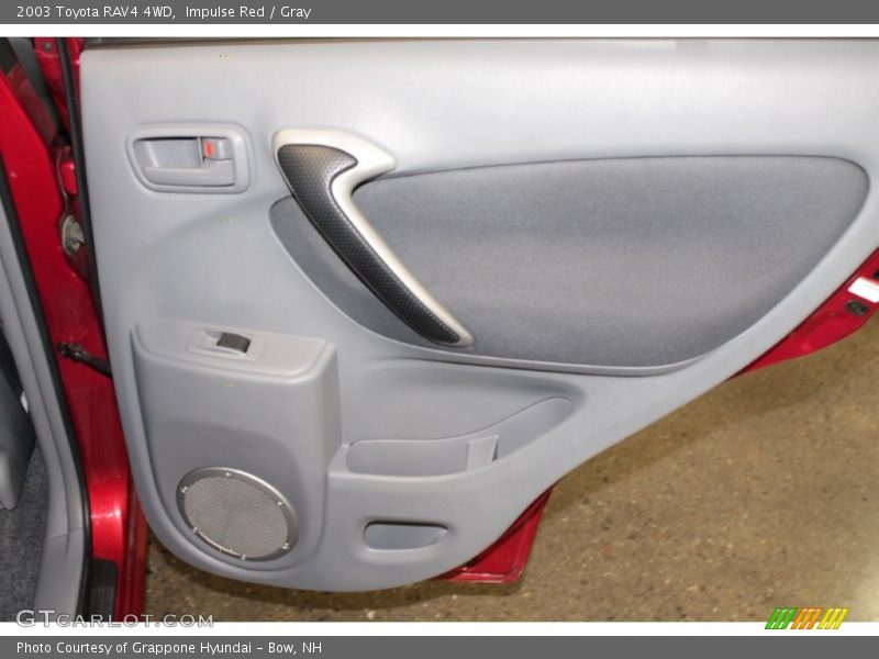 Impulse Red / Gray 2003 Toyota RAV4 4WD