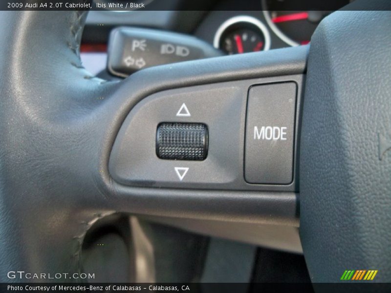 Controls of 2009 A4 2.0T Cabriolet