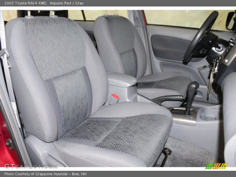 Impulse Red / Gray 2003 Toyota RAV4 4WD