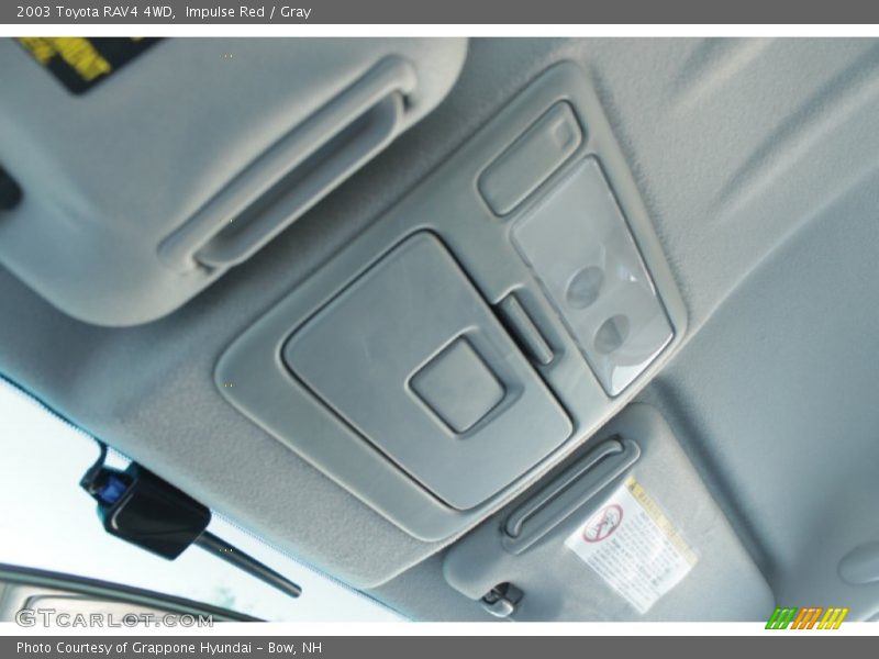 Impulse Red / Gray 2003 Toyota RAV4 4WD