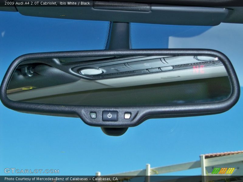 Ibis White / Black 2009 Audi A4 2.0T Cabriolet