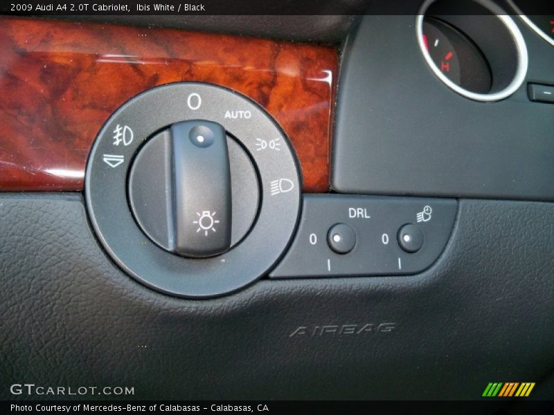 Controls of 2009 A4 2.0T Cabriolet