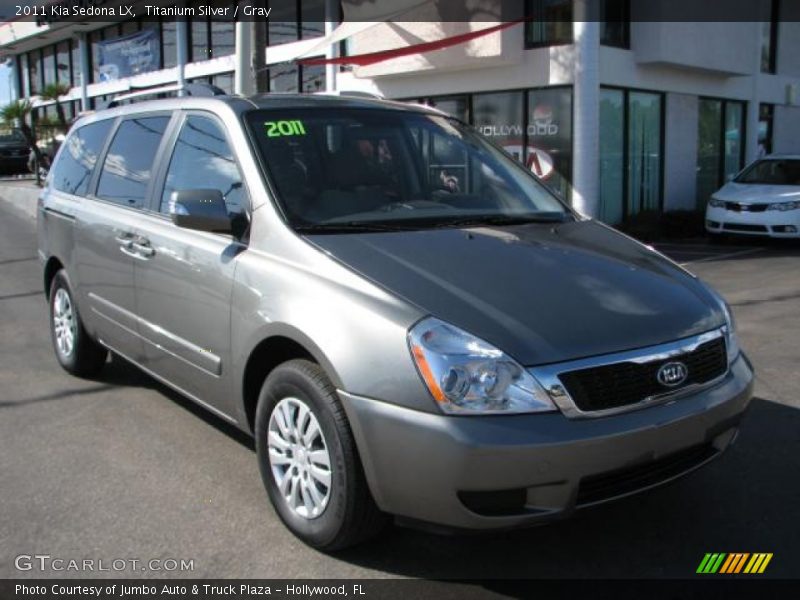 Titanium Silver / Gray 2011 Kia Sedona LX