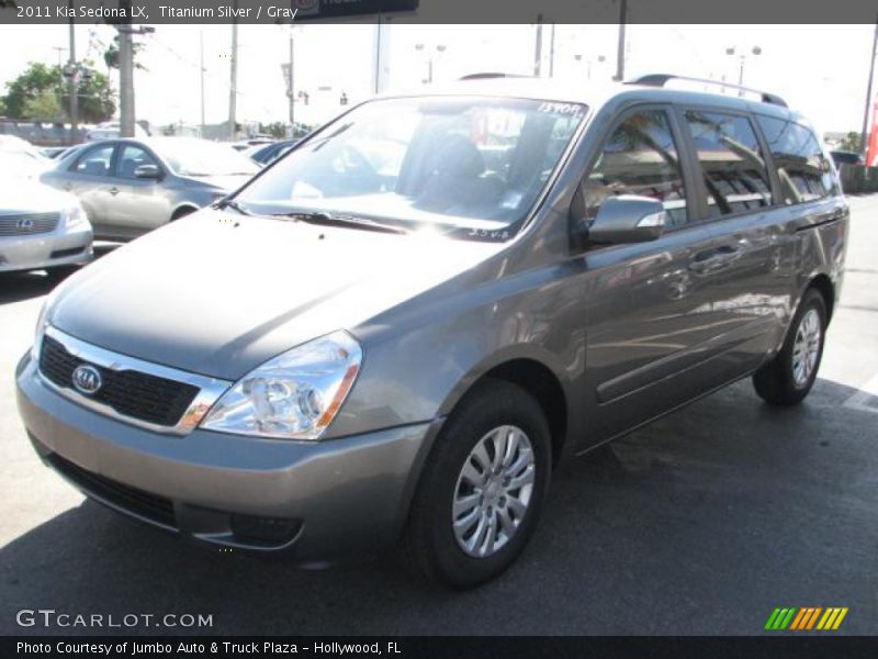 Titanium Silver / Gray 2011 Kia Sedona LX