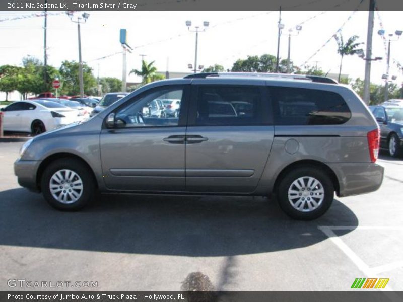 Titanium Silver / Gray 2011 Kia Sedona LX