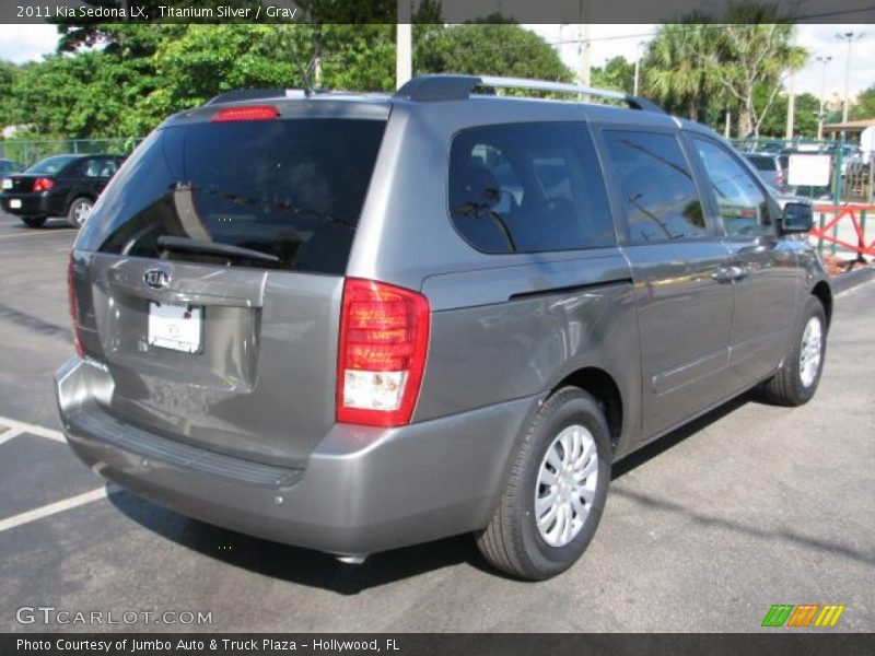 Titanium Silver / Gray 2011 Kia Sedona LX