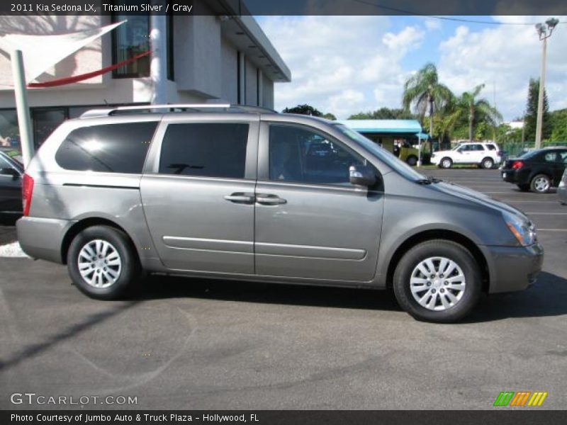 Titanium Silver / Gray 2011 Kia Sedona LX