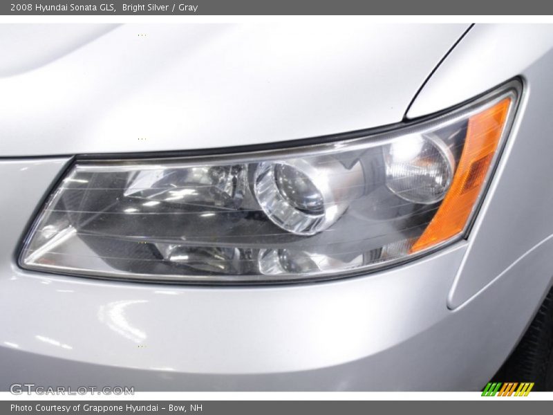 Bright Silver / Gray 2008 Hyundai Sonata GLS