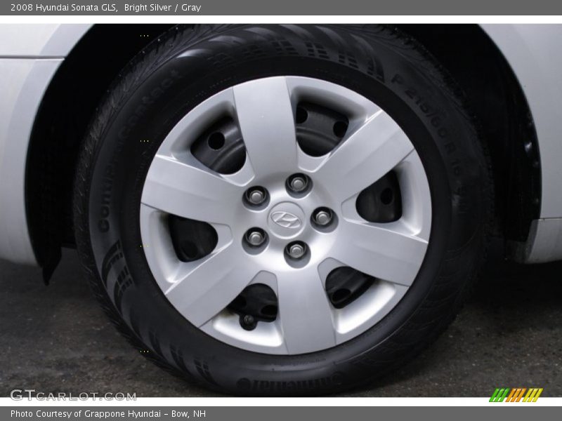 Bright Silver / Gray 2008 Hyundai Sonata GLS