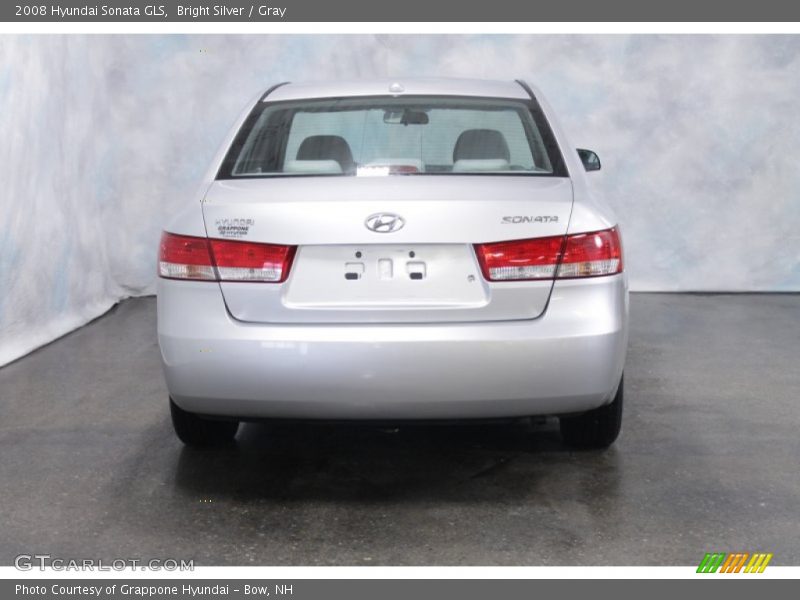 Bright Silver / Gray 2008 Hyundai Sonata GLS