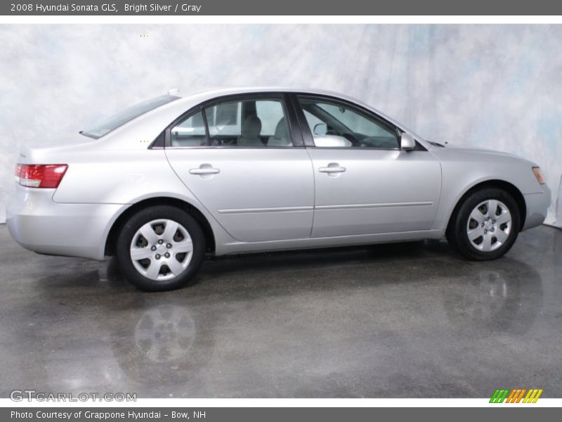 Bright Silver / Gray 2008 Hyundai Sonata GLS