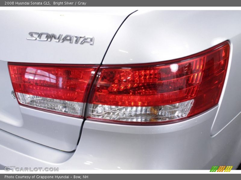 Bright Silver / Gray 2008 Hyundai Sonata GLS