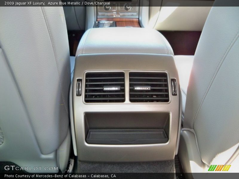 Azure Blue Metallic / Dove/Charcoal 2009 Jaguar XF Luxury