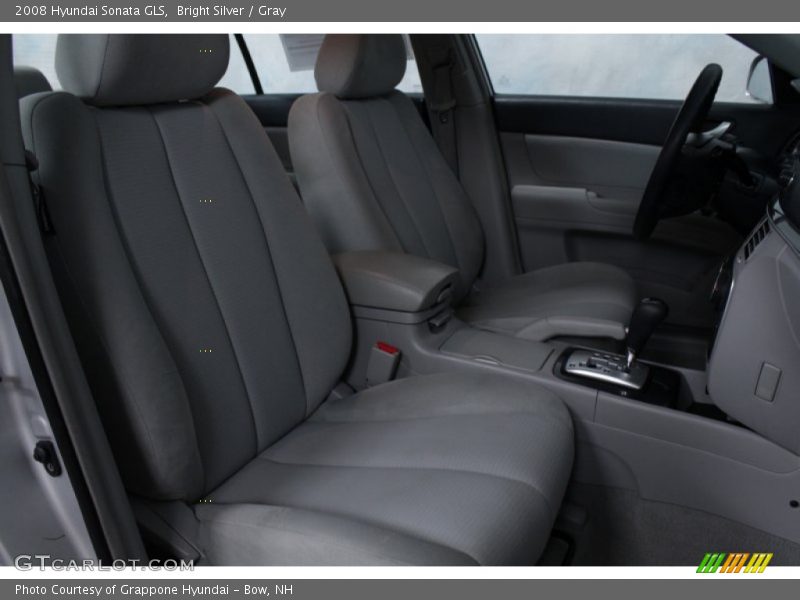 Bright Silver / Gray 2008 Hyundai Sonata GLS