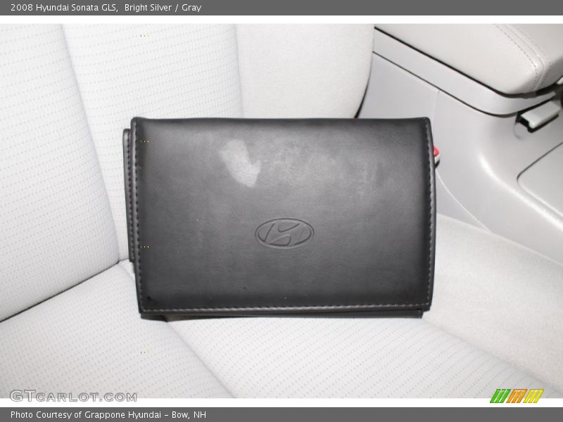 Bright Silver / Gray 2008 Hyundai Sonata GLS