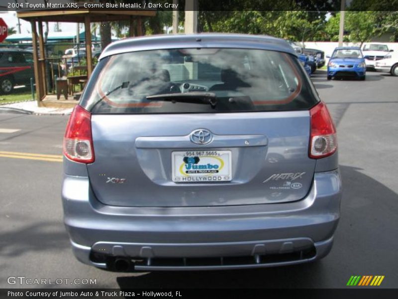 Cosmic Blue Metallic / Dark Gray 2004 Toyota Matrix XRS