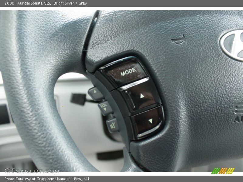 Bright Silver / Gray 2008 Hyundai Sonata GLS