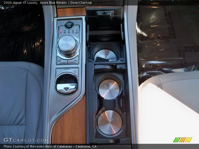 Azure Blue Metallic / Dove/Charcoal 2009 Jaguar XF Luxury
