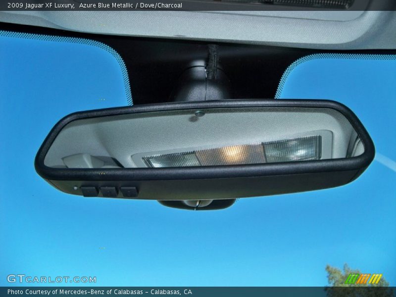 Azure Blue Metallic / Dove/Charcoal 2009 Jaguar XF Luxury