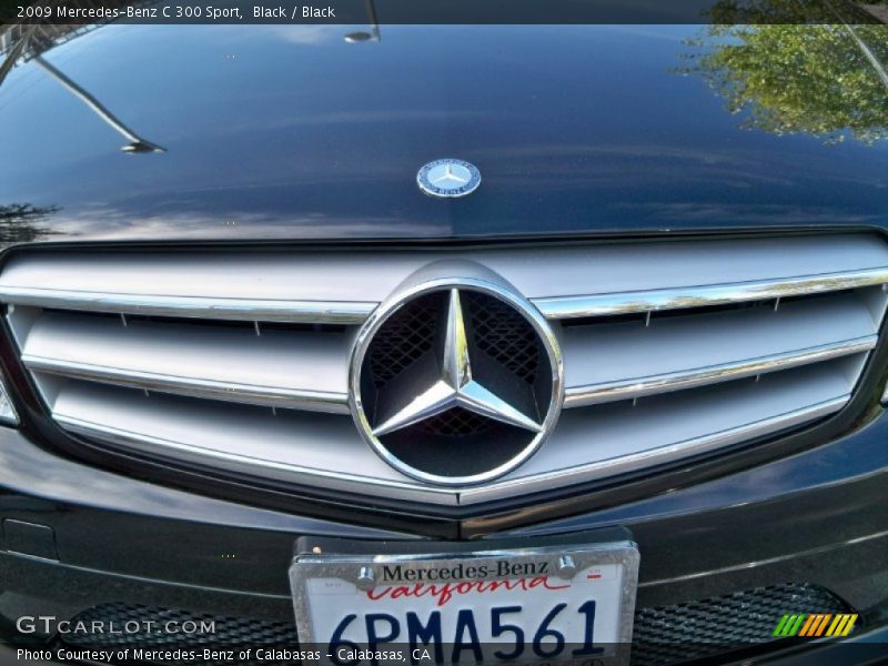 Black / Black 2009 Mercedes-Benz C 300 Sport
