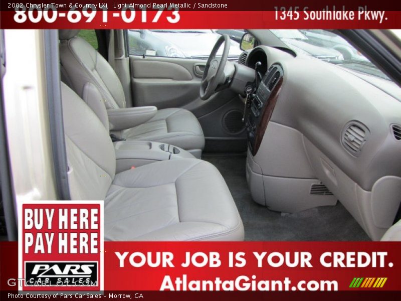 Light Almond Pearl Metallic / Sandstone 2002 Chrysler Town & Country LXi